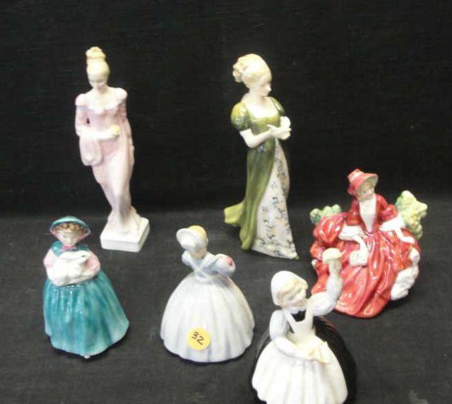 Appraisal: ROYAL DOULTON Female Figurines Tall Ladies Smaller Ladies Series HN