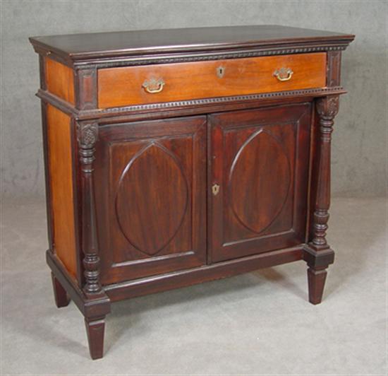 Appraisal: Classical Style Server Mid th Century Indian Mahogany hard woods