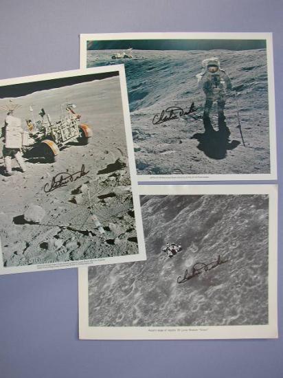 Appraisal: Apollo A group of three color lithographs of Apollo lunar