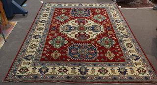 Appraisal: Uzbek Kazak carpet Uzbek Kazak carpet ' x '