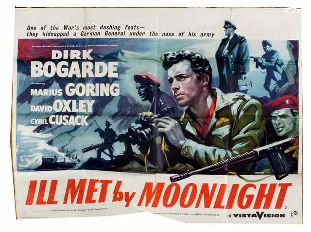 Appraisal: ILL MET BY MOONLIGHT Rank war starring Dirk Bogarde British