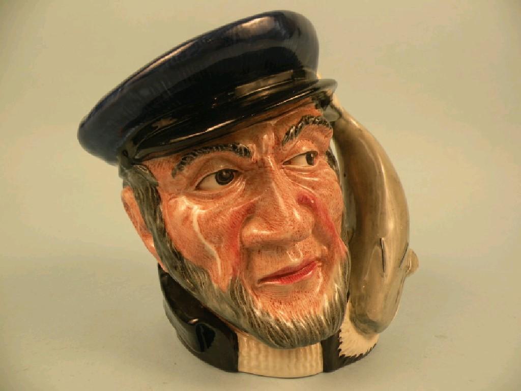 Appraisal: A Royal Doulton large character jug Captain Ahab printed marks