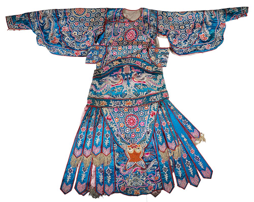 Appraisal: Chinese Elaborately Embroidered Imperial Robe th C Chinese imperial robe