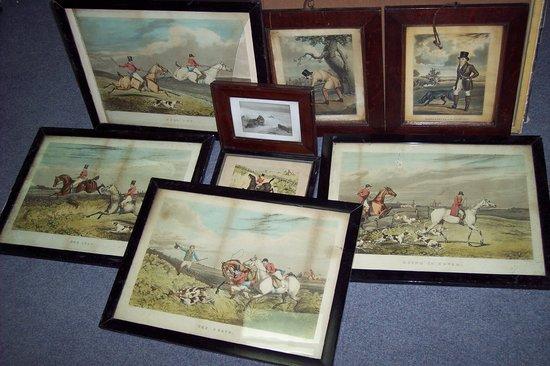 Appraisal: after Henry Alken Hunting Scenes set of four and sundry