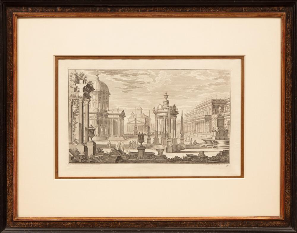 Appraisal: After Giuseppe Galli Bibiena Italian - Classical Architecture Plates and