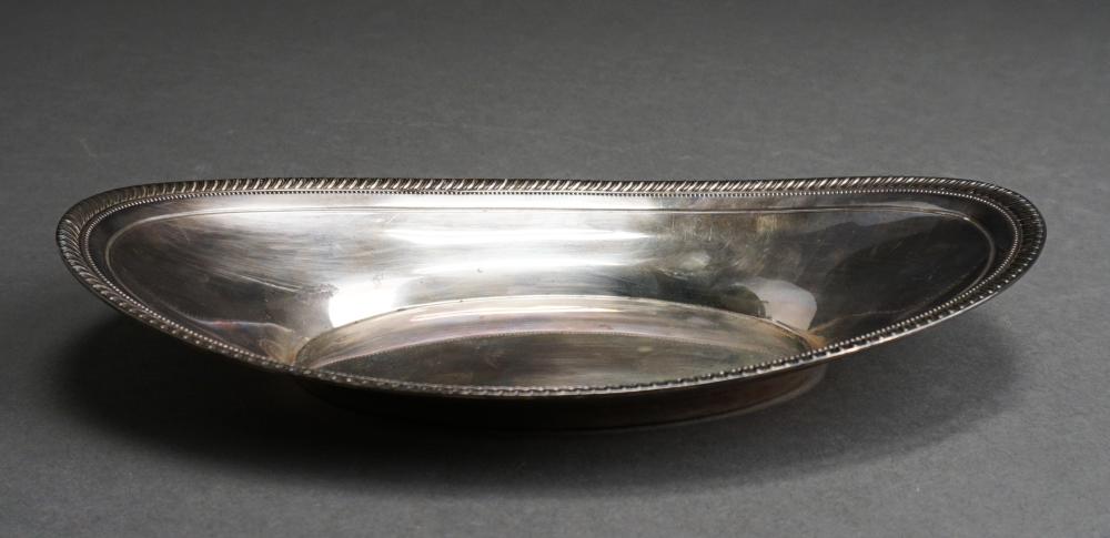 Appraisal: FISHER SILVERSMITHS STERLING SILVER ROLL TRAY L IN CM OZTFisher