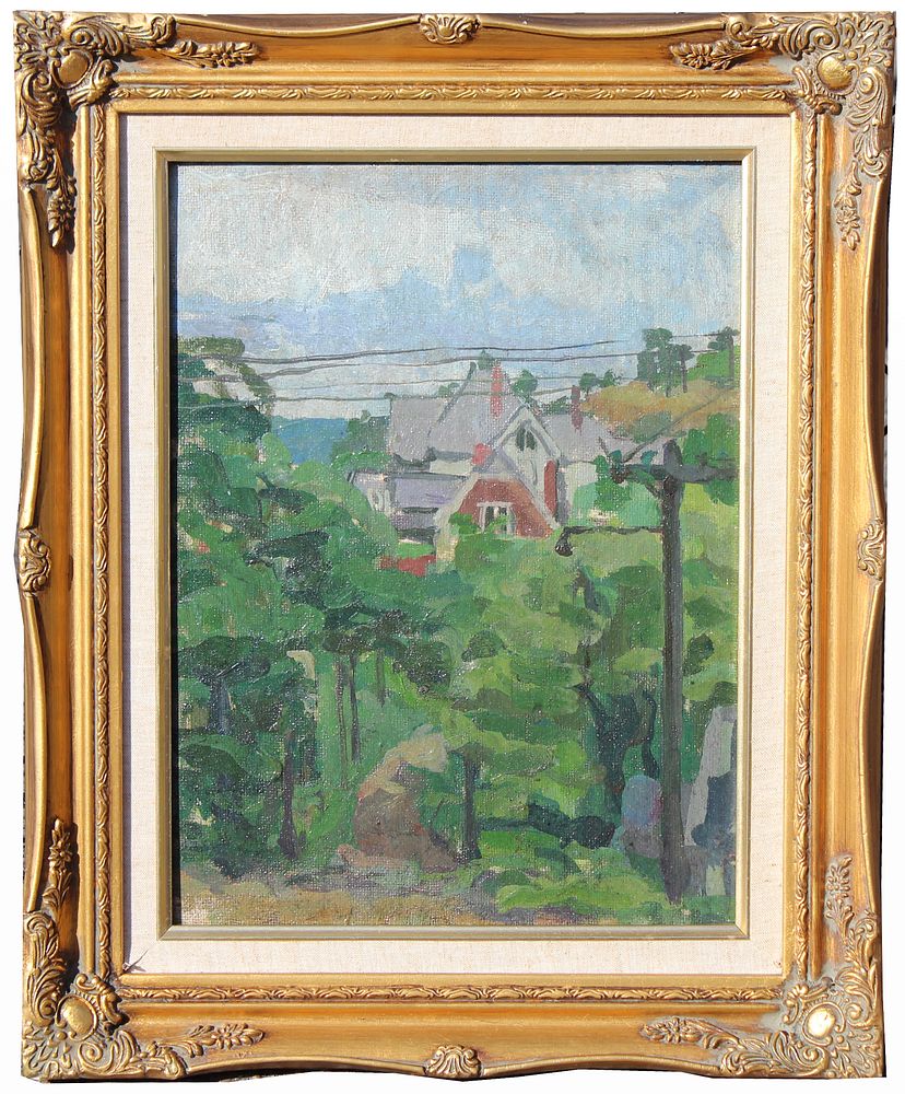 Appraisal: American School Impressionist Coastal Painting American School Impressionist Coastal Painting