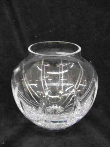 Appraisal: Atlantis Cut Crystal Vase '' signed excellent