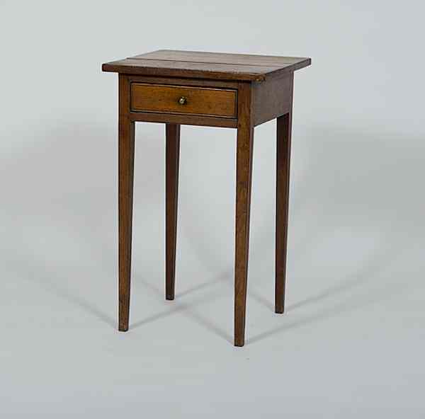 Appraisal: Hepplewhite One Drawer Stand American possibly Kentucky a Hepplewhite walnut