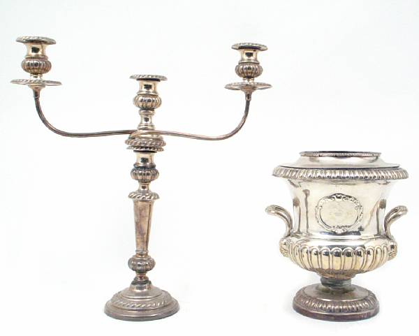 Appraisal: A large quantity of plated table articles and flatware Including