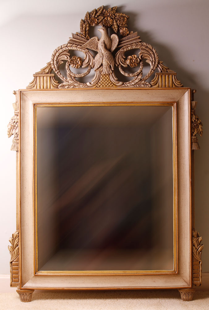 Appraisal: - Louis XV Style Over Mantel Mirror Louis XV style