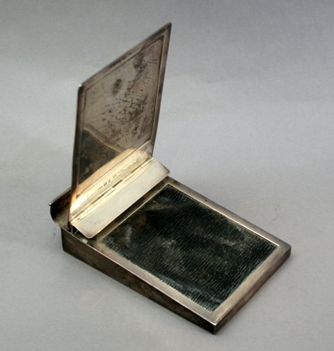 Appraisal: A George V sterling silver notecase by Asprey Co London