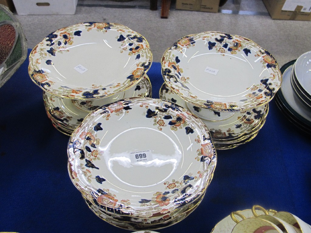 Appraisal: K Co Late Meyers 'Tokio' pattern dessert service