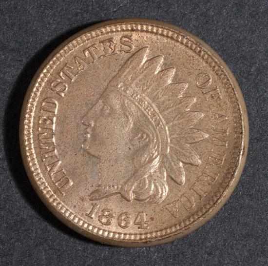 Appraisal: United States Indian head type cupro-nickel cent MS- Estimate -