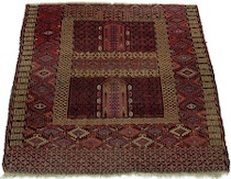 Appraisal: A Turkoman Engsi Carpet ca Early th Century An Engsi