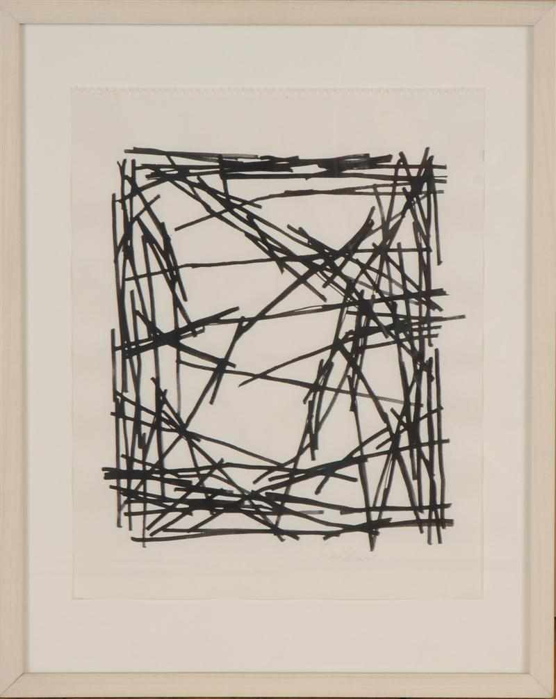 Appraisal: CHARLES ARNOLDI b UNTITLED Marker on paper signed and dated