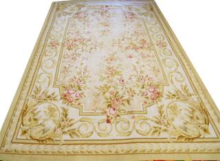 Appraisal: CHINESE AUBUSSON FINE WOOL CARPET CHINESE AUBUSSON FINE WOOL CARPET