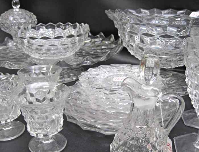 Appraisal: PIECE FOSTORIA DINNERWARE SET in the ''American'' pattern comprised of