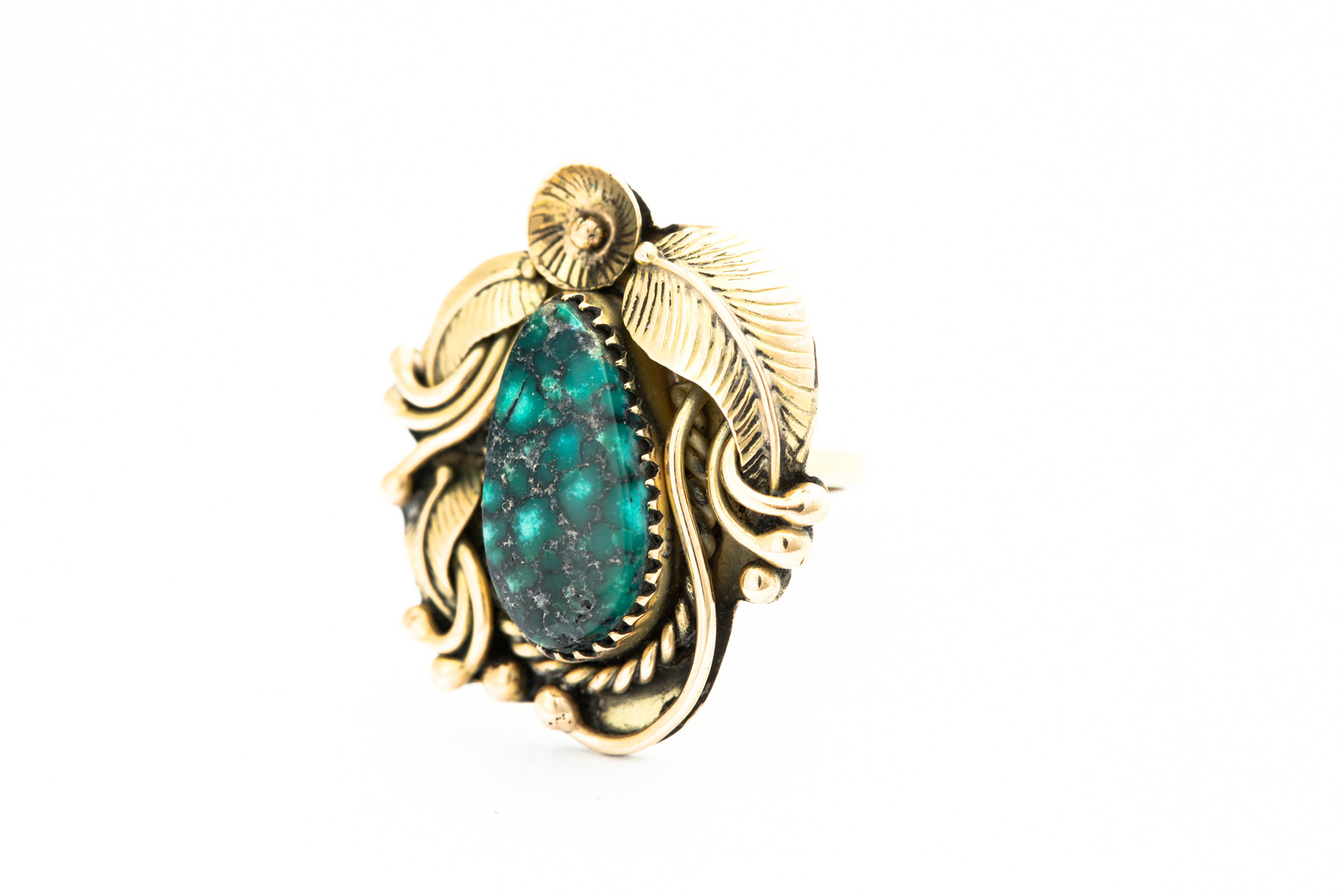 Appraisal: AMERICAN INDIAN LADIES' RING BY ANDY LEE KIRK NAVAJO -