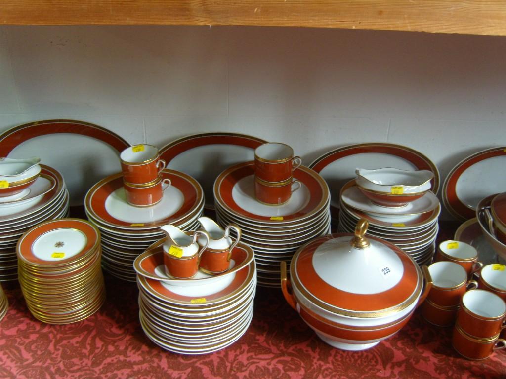 Appraisal: An extensive collection of Italian dinner and coffee wares with