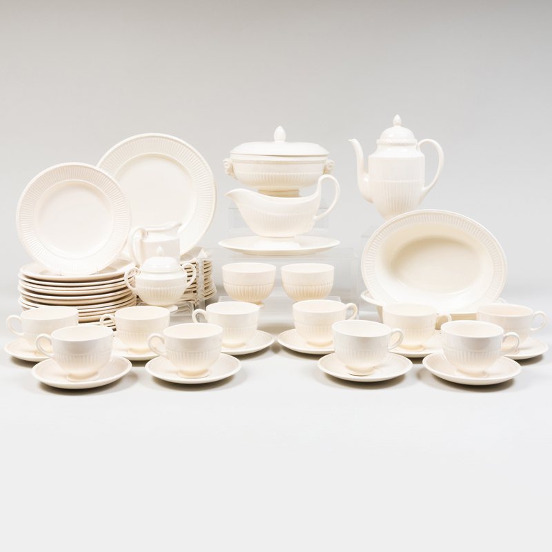 Appraisal: Wedgwood Porcelain Dinner Service in the 'Esme' Pattern Black printed