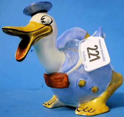 Appraisal: Rare Wadeheath Donald Duck Teapot height cm