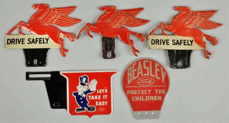 Appraisal: Lot of Pegasus Oil Advertising Pieces Description Includes three Pegasus