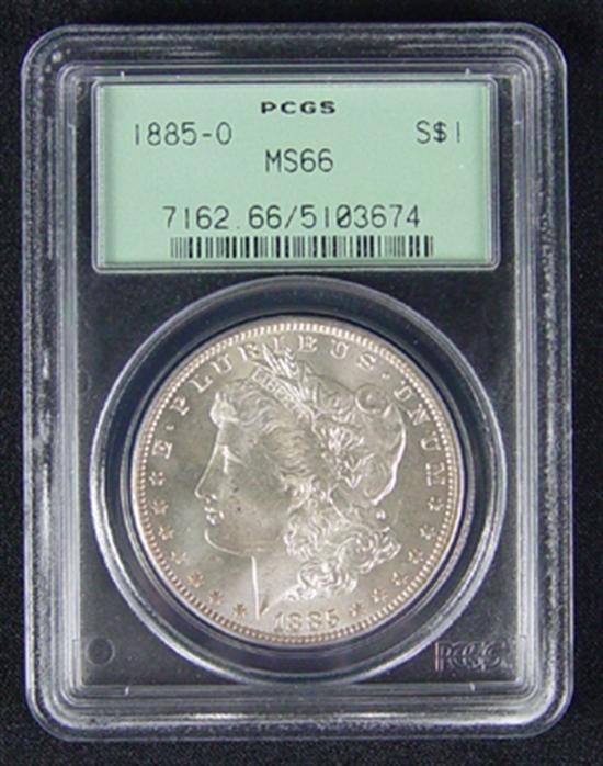 Appraisal: -O Morgan Dollar PCGS certified MS grade Great type coin