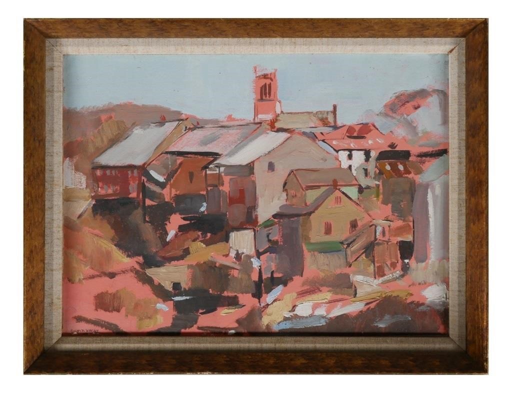 Appraisal: Oil on by Jay Hall Connaway American - landscape Board