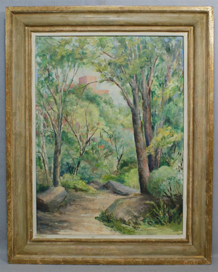 Appraisal: Eugenia Eckford Rhoads American DE o c Brandywine River Landscape