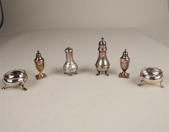 Appraisal: A Lot of Sterling Silver two George III open salts