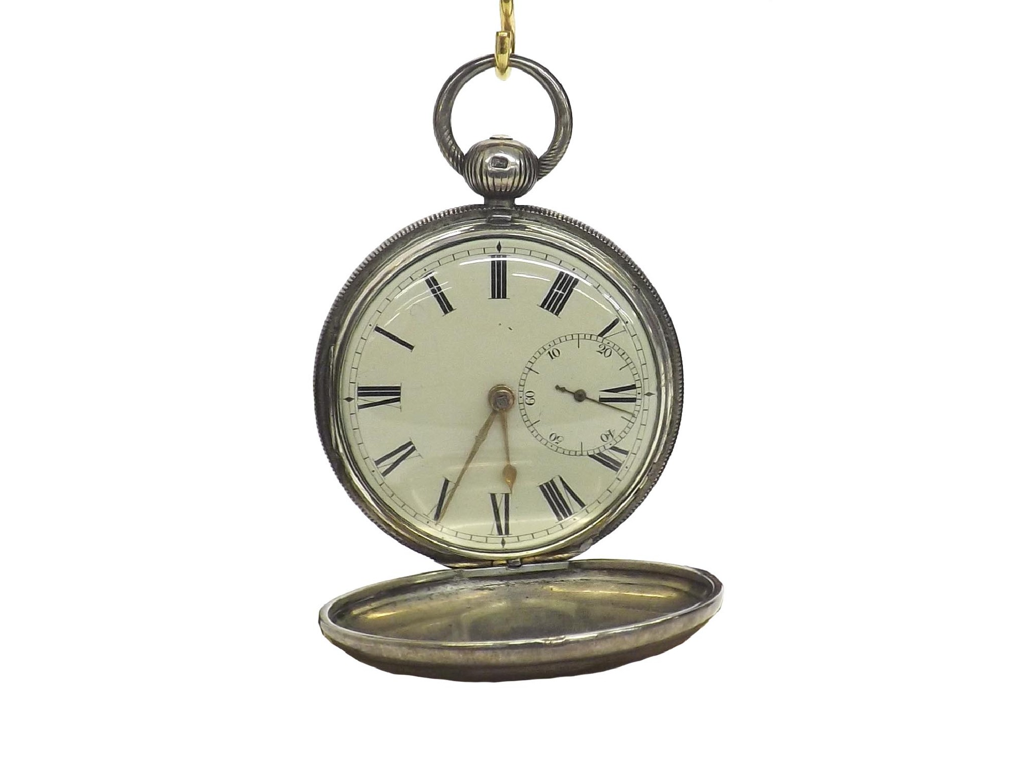 Appraisal: Good English Massey type II lever hunter pocket watch hallmarked