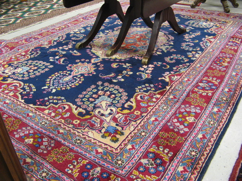 Appraisal: PERSIAN SABZEVAR CARPET Razavi Khorasan province northeastern Iran hand knotted