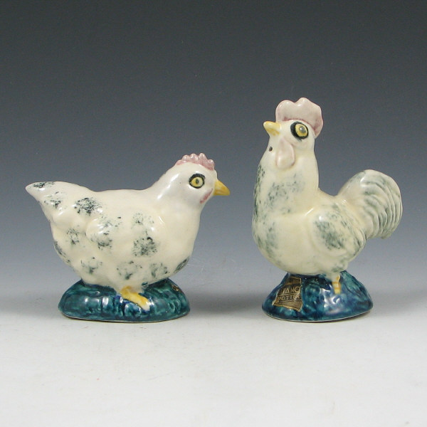 Appraisal: Stangl Rooster Hen - Mint Stangl Rooster and Hen salt