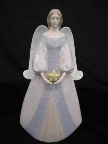 Appraisal: Lladro Porcelain Figurine of an Angel ''Star-Cantata Tree Topper ''