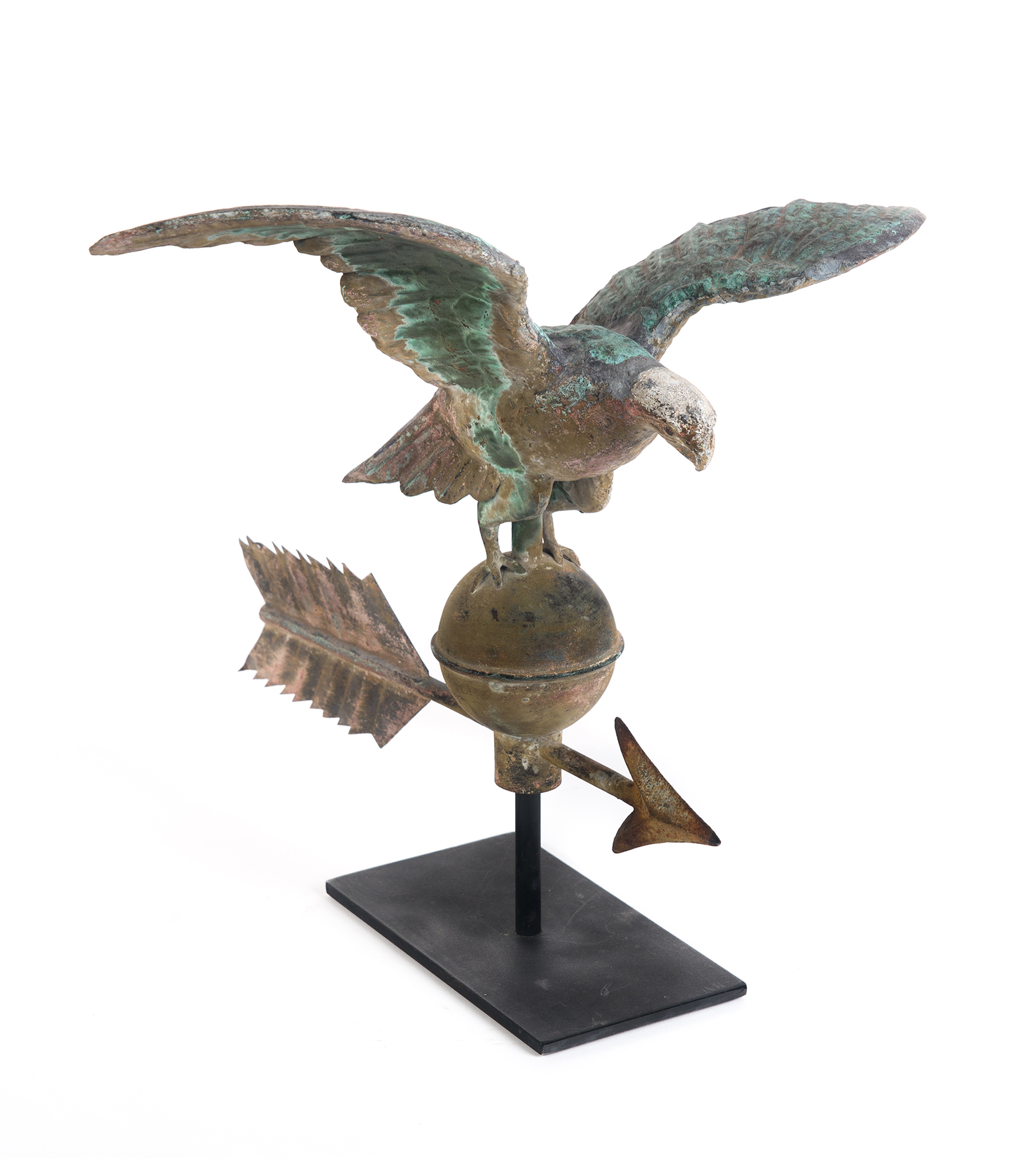 Appraisal: AMERICAN EAGLE WEATHERVANE From a barn near Harrisburg Pennsylvania ca