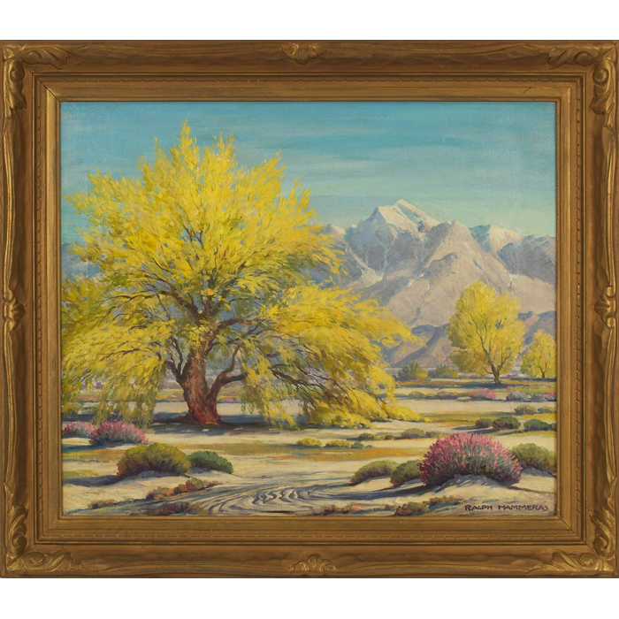 Appraisal: Ralph Hammeras American - Desert Pala Verde Trees c oil