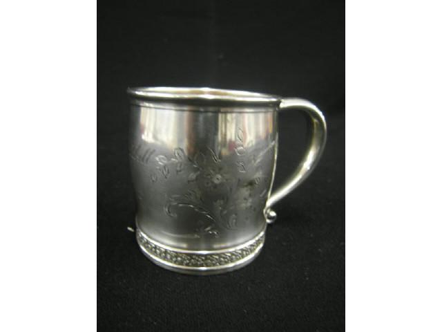 Appraisal: Victorian Sterling Silver Christening Mug by Gorham Margaret Campbell from