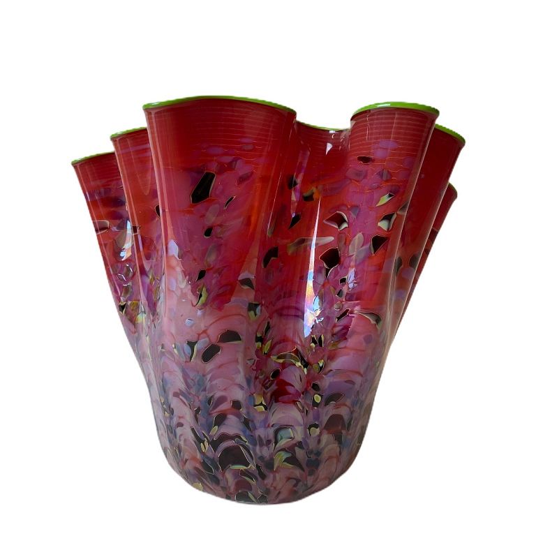 Appraisal: Dale Chihuly Ruby Macchia Sculpture Dale Chihuly Ruby Macchia Sculpture