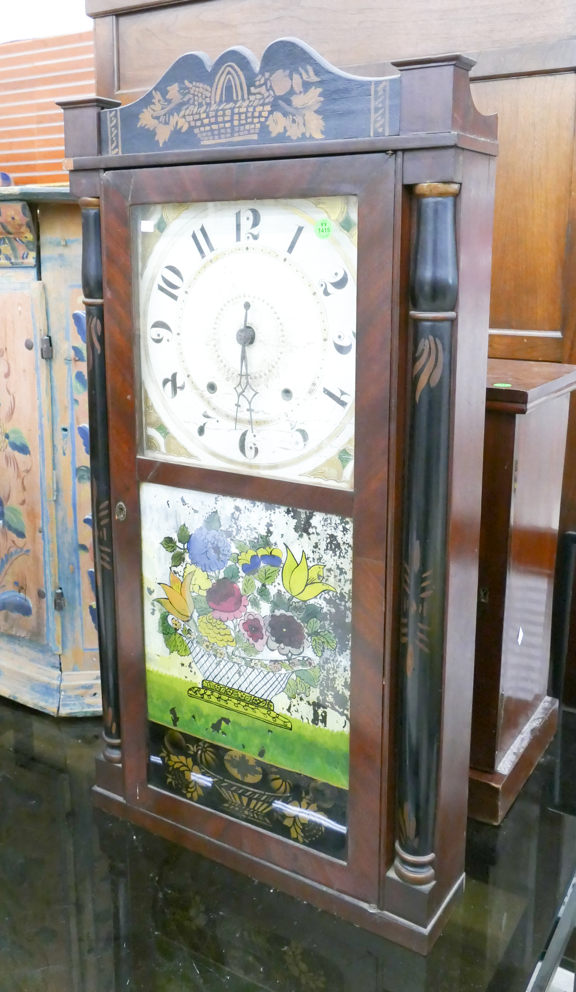 Appraisal: Antique Eli Terry for Seth Thomas Pillar-and-Scroll Clock- ''