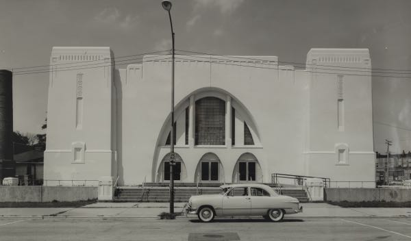 Appraisal: DOUGLAS BUSCH AMERICAN B x Community Building Belvidere Silver gelatin