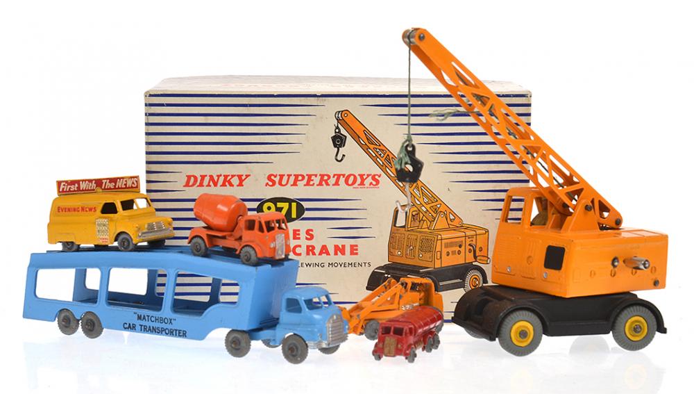 Appraisal: COLLECTION OF UNBOXED MATCHBOX MODELS INCLUDING MATCHBOX CAR TRANSPORTER AND