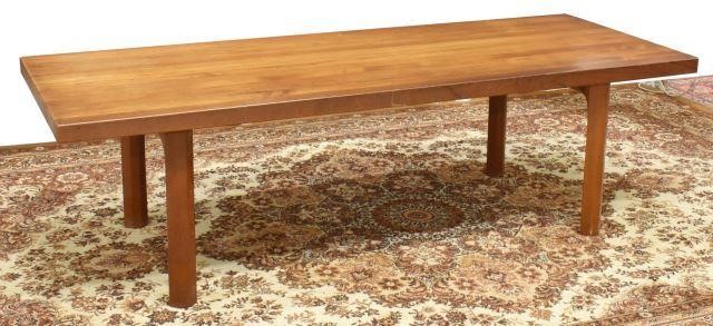 Appraisal: Danish mid-century modern teakwood coffee table c s having a