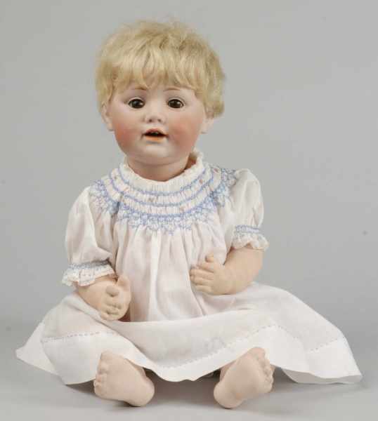 Appraisal: Desirable Kestner Bisque Character Baby Doll Description German Fully incised