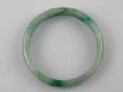 Appraisal: A jade bangle internal diameter approx cm mm wide