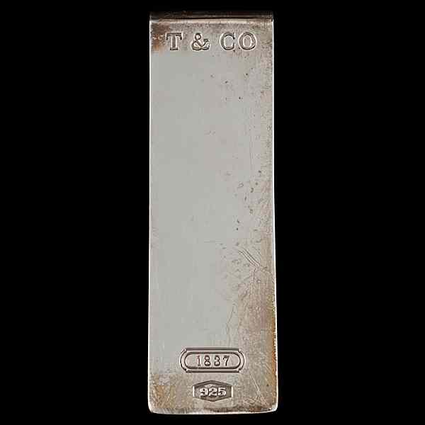 Appraisal: Tiffany Co Sterling Money Clip Tiffany Co sterling money clip