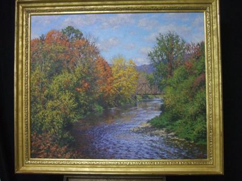 Appraisal: RICHARD WHITNEY AMERICAN - BURST OF AUTUMN NEW HAMPSHIRE Oil