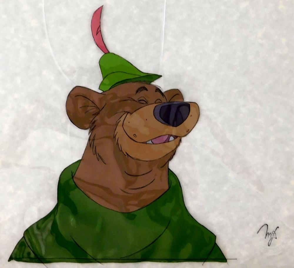 Appraisal: Walt Disney movie cell from Robin Hood featuring the character