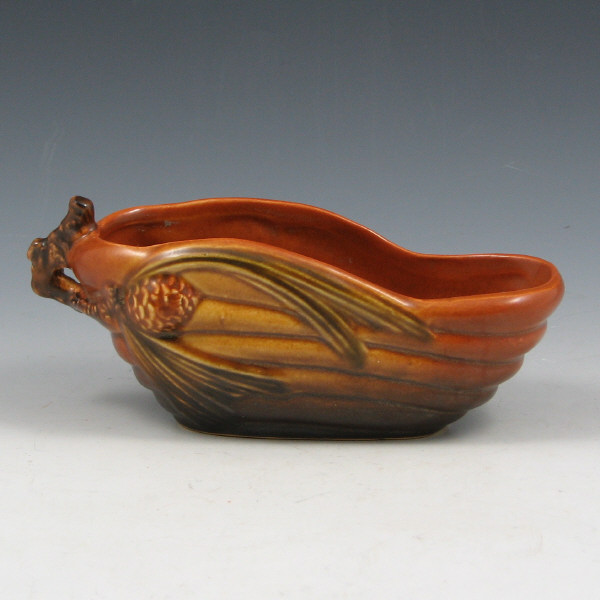 Appraisal: Roseville brown Pine Cone bowl or planter Marked Roseville USA