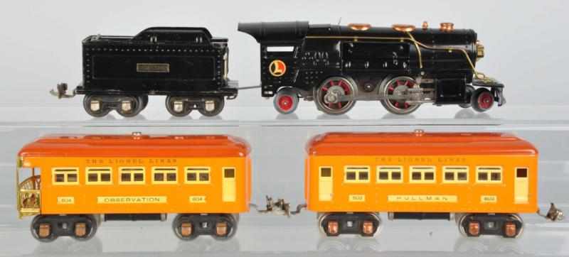 Appraisal: Lionel O-Gauge No Train Set Pre-war Includes no E steam-type